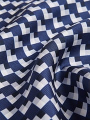 Ted Baker Tailoring Blue Geopok Pocket Square - Image 3 of 3
