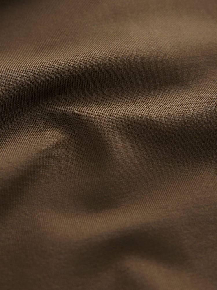 Green Khaki Polyamide Soft Touch Sleeveless Scoop Neck Midi Dress - Image 7 of 7