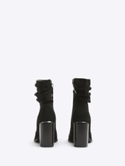 River Island Black Slouch Heeled Ankle Boots - Image 3 of 4