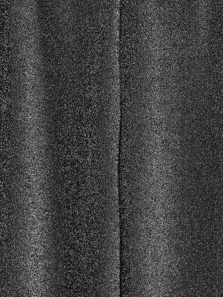 River Island Black Petite Metallic Wide Leg 100% Cotton Trousers - Image 4 of 4