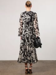 Religion Black Flash Maxi Dress With Multi Tying Wrap Options - Image 3 of 6