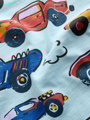 Red/Ecru Cars Short Pyjamas 3 Pack (9mths-10yrs) - Image 7 of 8