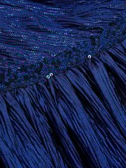 Monsoon Blue Abigail Metallic Drape Sequin Dress - Image 4 of 4