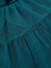 Monsoon Blue Gulia Velour Tulle Dress - Image 3 of 3