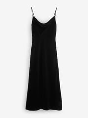 Nobodys Child Black Velvet Cowl KneckTrixie Midaxi Dress - Image 5 of 5