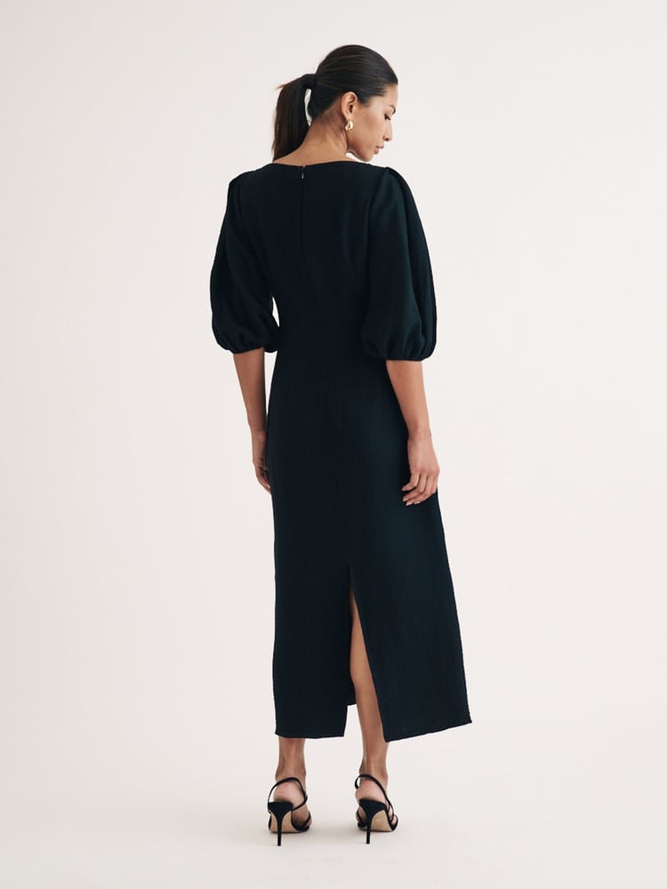 Nobodys Child Black Hannah Plain Midaxi Dress - Image 2 of 4
