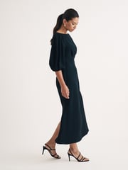 Nobodys Child Black Hannah Plain Midaxi Dress - Image 3 of 4