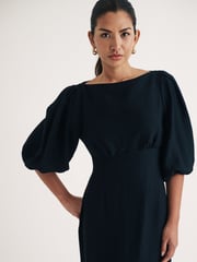 Nobodys Child Black Hannah Plain Midaxi Dress - Image 4 of 4