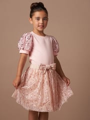 Angel & Rocket Pink Elle Sequin Skirt - Image 2 of 5
