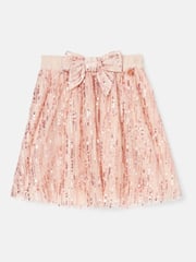 Angel & Rocket Pink Elle Sequin Skirt - Image 3 of 5