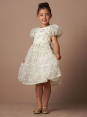 Angel & Rocket Green Eva Embellished Tulle Dress - Image 4 of 7