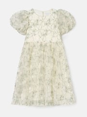 Angel & Rocket Green Eva Embellished Tulle Dress - Image 5 of 7