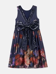 Angel & Rocket Blue Sequin Bow Claudia Dress - Image 5 of 6