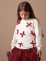 Angel & Rocket Natural Ruby Bow T-Shirt - Image 1 of 5