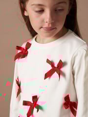 Angel & Rocket Natural Ruby Bow T-Shirt - Image 3 of 5