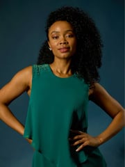 Roman Green Petite Embellished Tiered Shift Dress - Image 2 of 7
