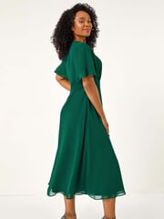Roman Green Petite Hotfix Detail Midi Dress - Image 3 of 5