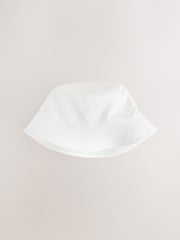 White Bucket Hats 2 Pack (3mths-16yrs) - Image 3 of 5