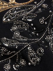Ted Baker Black Rosmrry Embellished Crew Neck Long Sleeve Sweater - Image 6 of 6