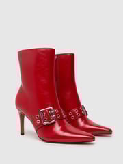Schuh Brogan Hardwear Buckle Point Boots - Image 1 of 4