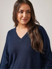 Evans V-Neck Chevron Jumper - Image 4 of 5