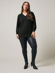 Evans V-Neck Chevron Jumper - Image 2 of 5