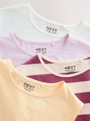 Multi Pastel Vests 4 Pack (3-16yrs) - Image 4 of 5