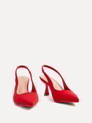 Linzi Red Presley Stiletto Pointed Court Heels - Image 3 of 5