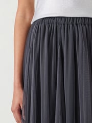 Hush Grey Millie Godet Skirt - Image 4 of 5