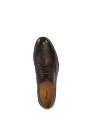 Dune London Brown Steeles Burnished Brogue Shoes - Image 5 of 6