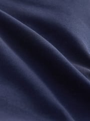 Navy Blue Square Neck Gold Button Mini Dress - Image 2 of 3