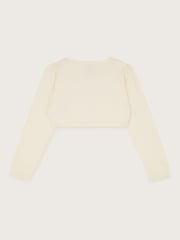 Monsoon Natural Maisie Diamante Trim Cardigan - Image 2 of 3