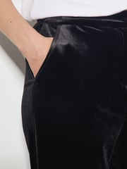 Monsoon Black Vada Velvet Trousers - Image 4 of 5