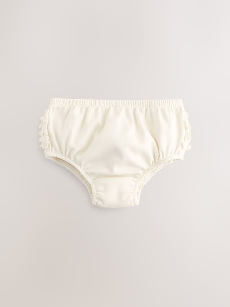 Cream Baby 100% Cotton Knickers 3 Pack (0mths-2yrs) - Image 2 of 7