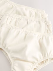 Cream Baby 100% Cotton Knickers 3 Pack (0mths-2yrs) - Image 6 of 7