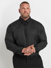 BadRhino Big & Tall Black Dinner Shirt - Image 2 of 4