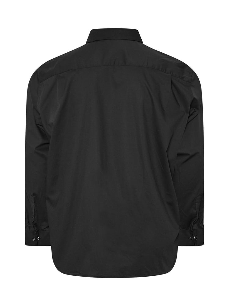 BadRhino Big & Tall Black Dinner Shirt - Image 4 of 4