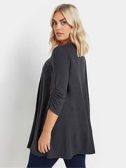 Yours Curve Grey Stud Swing Tunics - Image 3 of 5