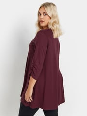 Yours Curve Red Stud Swing Tunics - Image 3 of 5