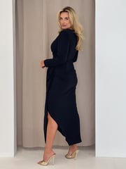 Girl In Mind Black Bria Wrap Maxi Dress - Image 4 of 4