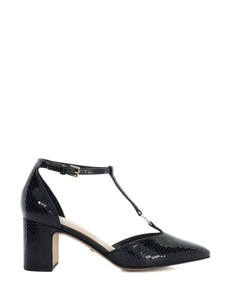 Dune London Black Chic Back Counter Shoes - Image 2 of 6