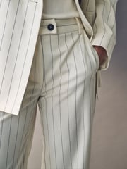 Emme Marella Agra White Jacket and Trousers Set - Image 4 of 5