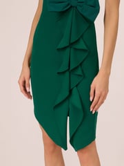 Adrianna by Adrianna Papell Mini Knit Crepe Dress - Image 5 of 7