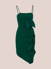 Adrianna by Adrianna Papell Mini Knit Crepe Dress - Image 6 of 7
