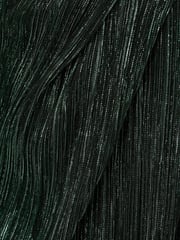 Adrianna Papell Green Halter Crinkle Metallic Dress - Image 7 of 7