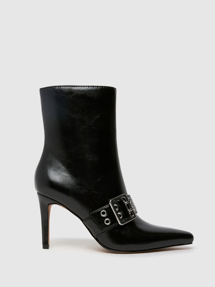 Schuh Brogan Hardwear Buckle Point Boots - Image 1 of 4