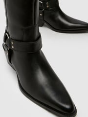 Schuh Dilara Lederstiefel Schwarz - Bild 3 von 4