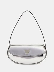 Guess Silver Arnela Flap Shoulder Bag - Image 1 of 3