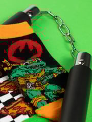 Vanilla Underground Black Boys Teenage Mutant Ninja Turtles Socks 5 Pack - Image 2 of 6