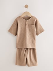 Multi Plain Short Pyjamas 3 Pack (9mths-10yrs) - Image 10 of 13